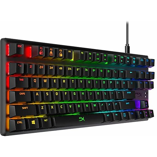 HyperX Alloy Origins Core Gaming Mechanical Keyboard, Black (4P5P3AAABA) Staples
