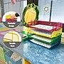 Mind Reader Metal Side Loading Stackable Letter Tray, Multicolored (DSTACK4-ASST)~#|#~E98C2EBA-18FC-40EE-8E7EEDB5E4EC468B_sc7