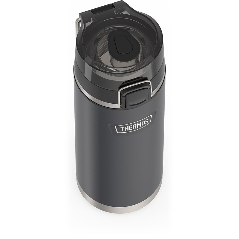 Thermos Icon Stainless Steel Vacuum Insulated Water Bottle, 24 oz., Granite (EAIS2202GT4) image 1