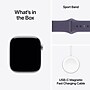 Apple Watch Series 11 GPS Smartwatch, 46mm, Silver Aluminum Case with Purple Fog Sport Band, Small/Medium (MEV94LW/A)~#|#~E98E3C3E-2C38-46D0-B63FBC51A8880D81_sc7