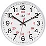 Infinity Instruments Prosaic 12" Quartz Wall Clock, Plastic Case, Battery Powered (90/1224-1WH)~#|#~E98F1032-E665-4413-B2B6E14BB5539008_sc7