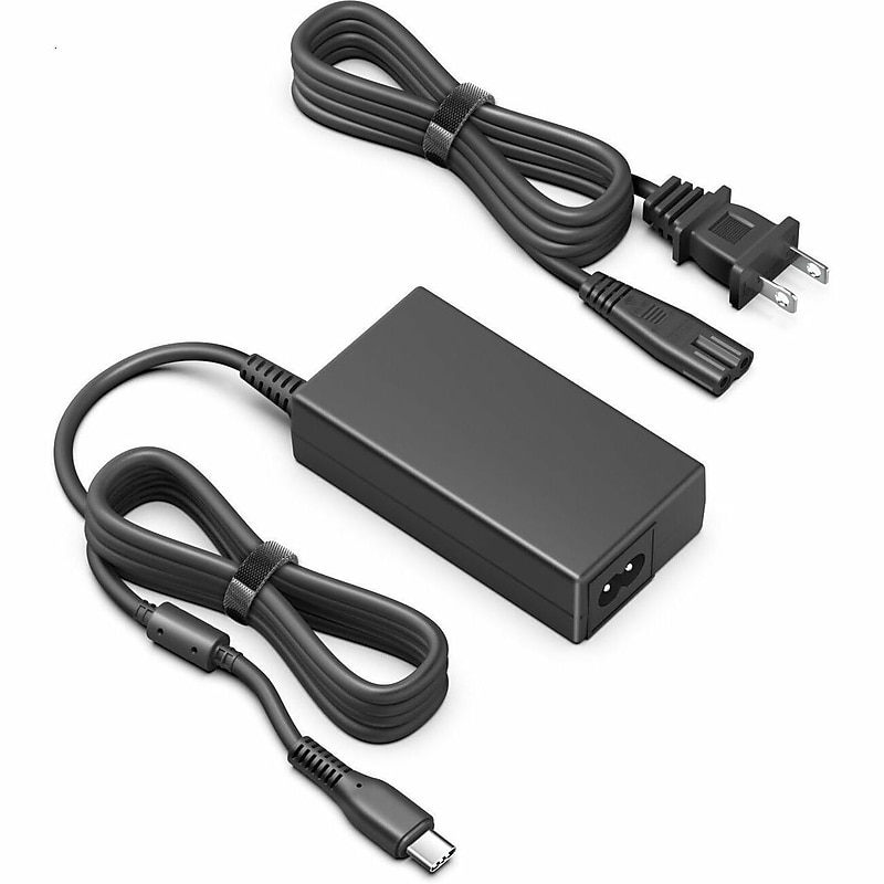 BTI 65W USB-C Laptop Adapter & Charger for Lenovo ThinkPad P14s Gen 4 Laptop, Black (5A10W86318-BTI) image 1