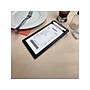 Excello Global Products Wood Grain/Silver Check/Menu Holder, Wood/Metal (SPLS-MENU-4X8CB)~#|#~E99F1D84-BC3D-4B01-A61245229C6827C4_sc7