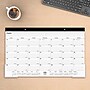 2026-2027 Staples 18" x 11" Academic Monthly Desk Pad Calendar, Black (ST17004-27)~#|#~E99F673F-80D0-403A-8958665D06339F25_sc7