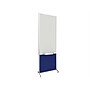 Versare ShieldWrite Level 3A Double Sided Magnetic Painted Steel Mobile Whiteboard, 2' x 6', Royal Blue (1200004)~#|#~E9A45407-77E3-41D3-973921BDF305BC6C_sc7