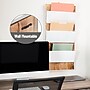 Mind Reader 3-Pocket Wood and Metal Mountable Wall File, Letter Size, White (WALLPOCKET-WHT)~#|#~E9A788CB-4CBD-47AA-9F998E277BB4018C_sc7