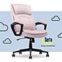 Serta Comfort Classic Ergonomic Velvet Fabric Swivel Executive Chair, Pink (CCHR10005C)~#|#~E9A7A6C3-1994-45CE-9A745CA51306994C_sc7