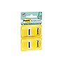 Post-it Flags Value Pack, 1", Yellow, 50 Flags/Dispenser, 12 Dispensers/Box (680-YW12)~#|#~E9A848E1-1D72-4A6A-8FC217049765A1D0_sc7
