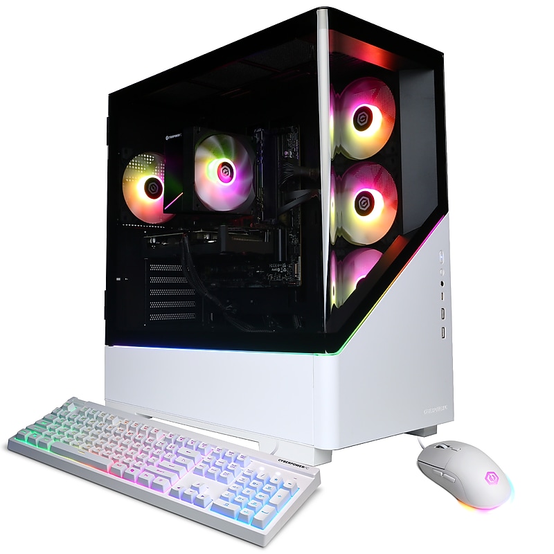 CyberPowerPC Gaming Desktop Computer, AMD Ryzen 5 9500F, GeForce RTX 5060 8GB, 16GB RAM, 1TB SSD, Windows 11 Home image 1