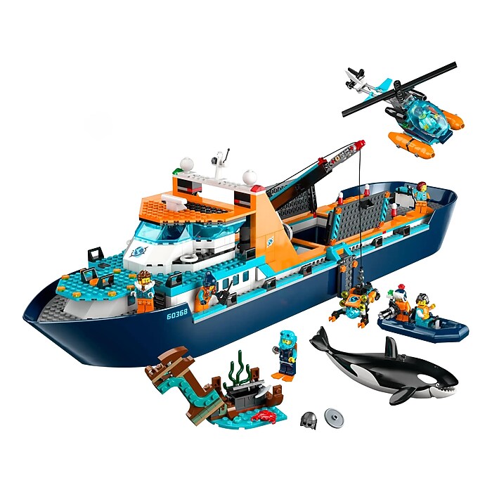 LEGO City Arctic Explorer Ship Building Set (60368) | Staples