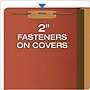 Pendaflex Moisture Resistant Heavy Duty Classification Folder, 2-Dividers, 2" Expansion, Letter Size, Brick Red, 10/Box (1257R)~#|#~E9B3DDE6-D43D-405A-84740A4EEC00CA48_sc7