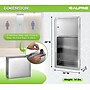Alpine Industries Centerpull Paper Towel Dispenser, Stainless Steel (495)~#|#~E9B56121-2AEC-4087-A0C6C7BF8AE09883_sc7