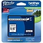 Brother P-touch TZe-211 Laminated Label Maker Tape, 1/4" x 26-2/10', Black On White (TZe-211)~#|#~E9B5A43C-7D99-4180-87281BFF94829DEE_sc7