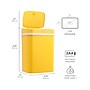 Nine Stars Plastic Sensor Trash Can, 3.2-Gallon, Yellow (DZT-12-5YL)~#|#~E9B5E849-7B56-469B-9E4C51A1957283DB_sc7