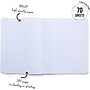 Carpe Diem Rainbow Color Wash Composition Notebooks, 7.5" x 9.45", College Ruled, 70 Sheets, Assorted Colors, 3/Pack (9095-CD)~#|#~E9B69BF3-AFF2-49FC-A258B111B4DF701F_sc7