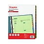 Staples Pre-Printed Monthly Plastic Dividers, 12 Tabs, Multicolor (ST63071)~#|#~E9B8C44F-CCA3-4A3D-AD5913084220904B_sc7