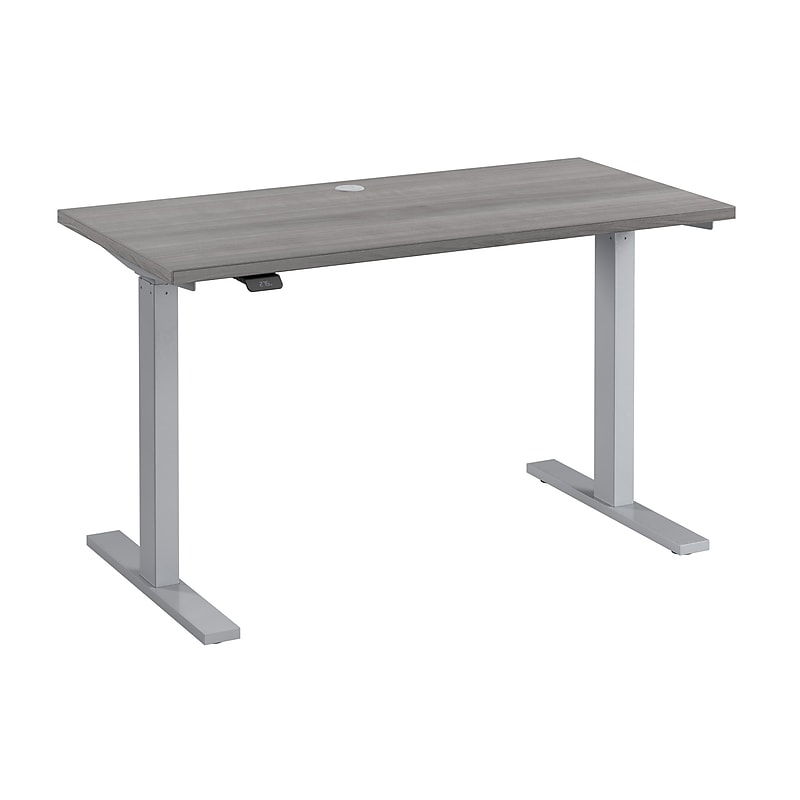 Bush Business Furniture Move 60 Series 48"W Electric Height Adjustable Standing Desk, Platinum Gray/Cool Gray (M6S4824PGSK) image 1
