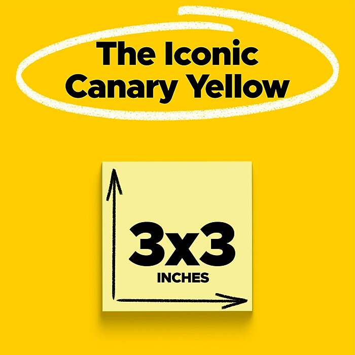 ^_-♡⸝⸝ Amazon.com : Post-it Super Sticky Notes, 3x3 in, 6 Pads, 2X