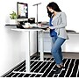 VersaDesk PowerLift Split-Level 72"W Electric Rectangular Adjustable Standing Desk, Maple/White (PL2SD7230-WM)~#|#~E9C589A2-3A6C-4CAD-A9006196B6CE2F11_sc7