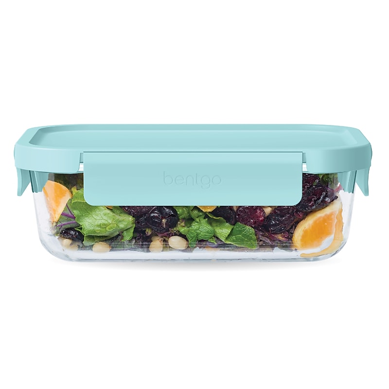 Bentgo Leak-Proof Glass Food Storage Container, 35.2 oz. (BGPLGLRC1-SA) image 1