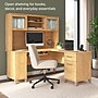 Bush Home Somerset 60" W Desk Hutch, Storage Shelves for Office Desk, Maple Cross (WC81431)~#|#~E9C77436-C171-4734-8100BE110037655E_sc7