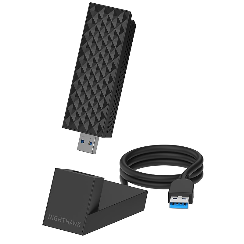 Netgear Nighthawk BE7000 Tri Band USB WiFi & Ethernet Adapter (A9000-100PAS) image 1