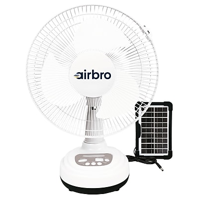 Airbro 12-inch 1-Speed Desk Fan, White (GSDFSA12) Sansujyuku sansujyuku.com