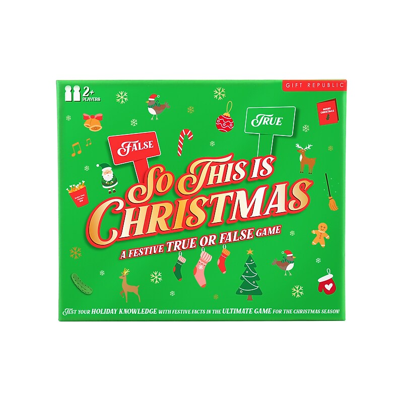 Giftmark So This Is Christmas True or False Game (GR430032) image 1