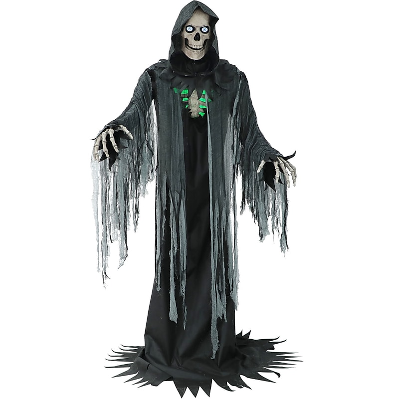 Haunted Hill Farm 10' Tall Motion-Activated Towering Reaper (HHTWRRPR-2FLSA) image 1