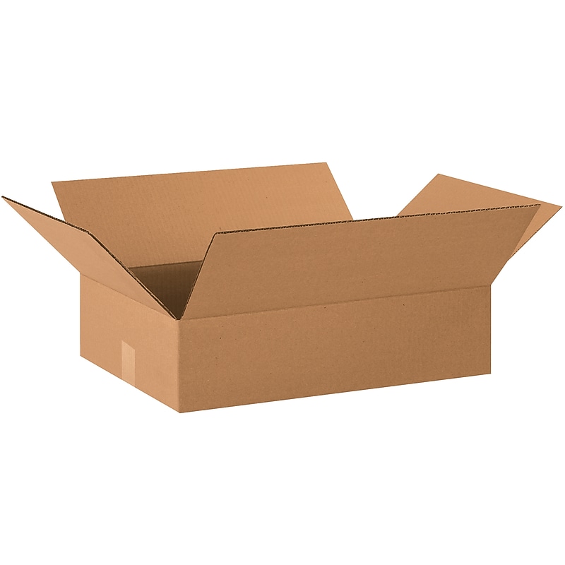 20" x 14" x 4" Shipping Boxes, 32 ECT, 25/Bundle (20144) image 1