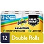 Bounty Essentials Select-A-Size Double Roll Paper Towels, 2-ply, White, 108 Sheets/Roll, 12 Rolls/Pack (11093)~#|#~E9D477AD-839B-4885-9F1ABD98C70838A3_sc7