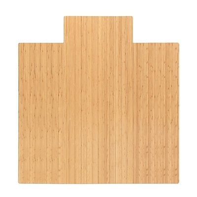Anji Mountain Standard Bamboo Carpet & Hard Floor Chair Mat with Lip, 55″ x 57″, Natural (AMB24008) Simolary simolary.com