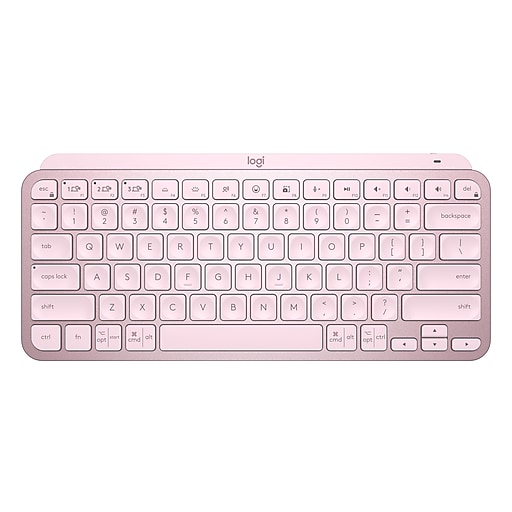 【美品】MX Keys Mini Logitech MX Keys Mini Wireless Ergonomic Keyboard, Rose (920