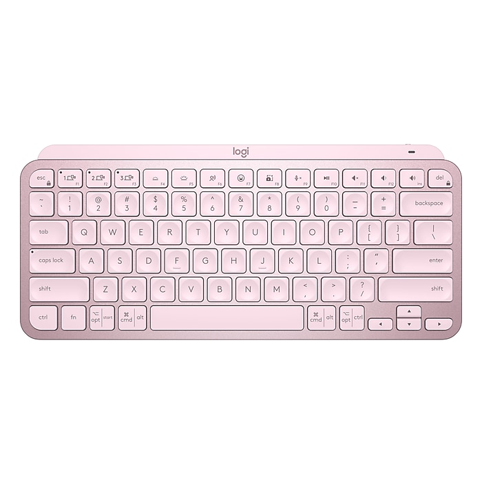 Logitech MX Keys Mini Wireless Ergonomic Keyboard, Rose (920