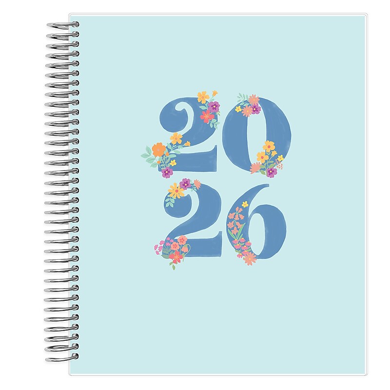 2026 Blue Sky Livewell Frenissa 7" x 9" Weekly & Monthly Personal Organizer, Plastic Cover (153487) image 1