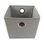 Simplify Storage Bin, Recycled PET, Gray (30084-HEATHER-ST12)~#|#~E9E083A0-9D9D-4609-8A7F10B797B5B83D_sc7