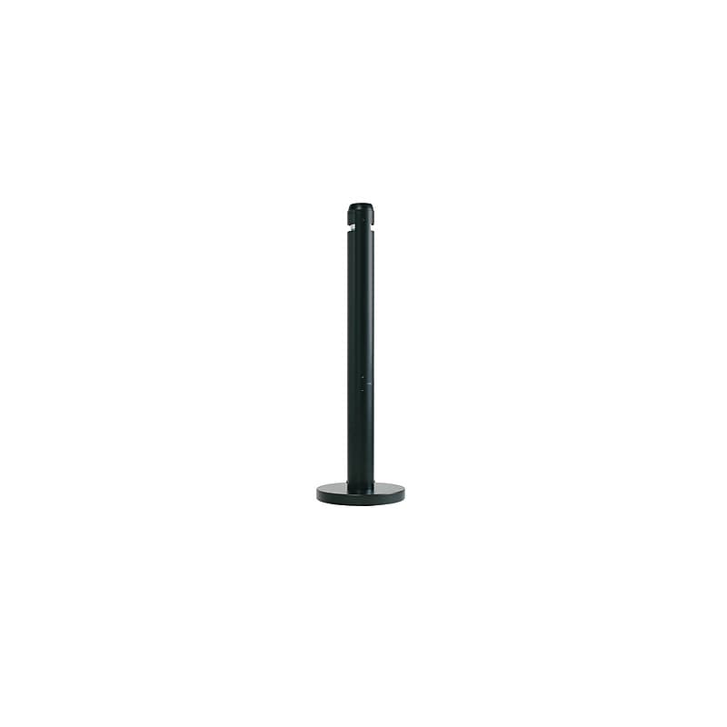 Rubbermaid Smokers' Pole Aluminum Trash Can with no Lid, Black, 1.06 Gallon (FGR1BK) image 1