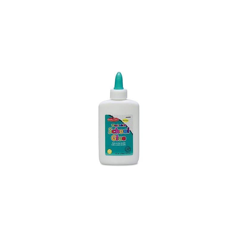 Southwest School Supply CLI Washable Liquid School Glue, 4 oz., White, (46004) image 1