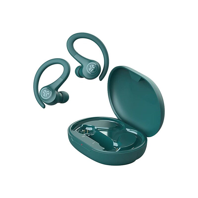 JLab GO Air Sport Wireless Earbuds, Bluetooth, Teal (EBGAIRSPRTRTEL124) image 1