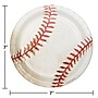Creative Converting Baseball Paper Plates, 24/Pack (DTC417963PLT)~#|#~E9E9A29E-205A-4353-87A70A376C0EAA24_sc7