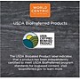 World Centric #4 No Tree Folded Takeout Containers, 95 oz., 6.5" x 8.7" x 3.5", Natural, Sugarcane, 160/Carton (TONT4)~#|#~E9F094F7-CA1E-4AEF-BF8E29A848D8D674_sc7