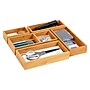 Mind Reader 5-Piece Bamboo Drawer Organizer Set, Brown (DRORGBM5-BRN)~#|#~E9F7F4A4-72F5-4706-A7D75B43411A7E52_sc7