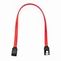 Rocstor Premium 1' SATA to SATA Data Cable, Male to Male, Red (Y10C856-RD)~#|#~E9F8F806-5A6F-4220-A08D6A1889EB24FA_sc7