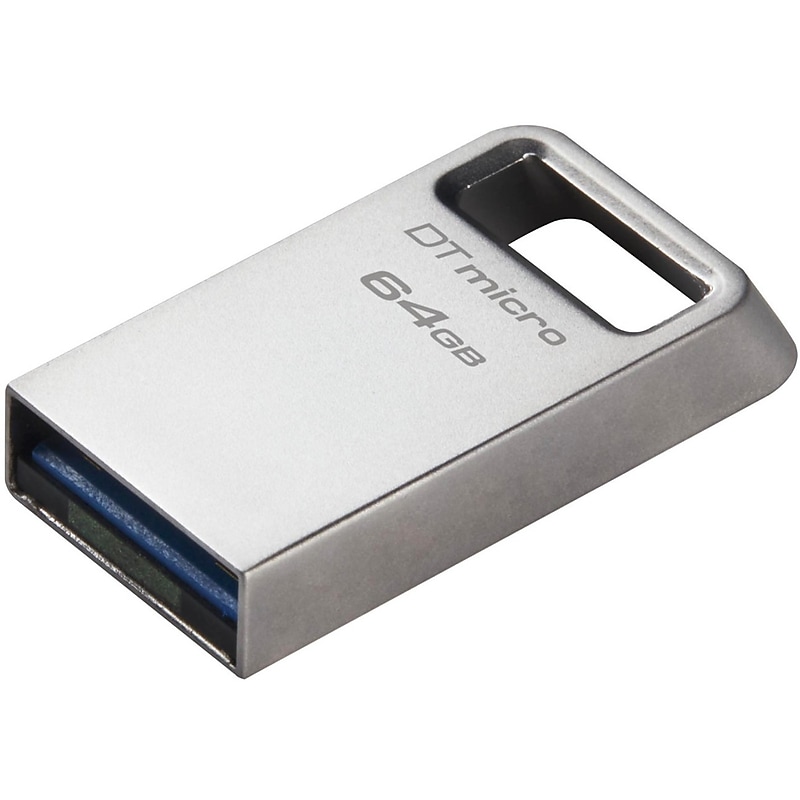 Kingston DataTraveler Micro 64GB USB 3.2 Gen 1 Flash Drive (DTMC3G2/64GB) image 1