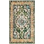 Safavieh Monaco Collection 3' x 5' Rectangle Indoor Area Rug, Machine Made, Forest Green/Light Blue (MNC243F-3)~#|#~EA0235FB-E202-4EA7-8169A64D87A3FD31_sc7
