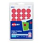 Avery Laser/Inkjet Color-Coding Labels, 3/4" Dia, Red, 1,008 Labels/Pack (5466)~#|#~EA072B50-5A07-4A73-969C682AD70E444B_sc7