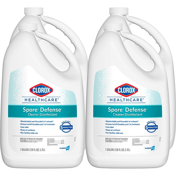Clorox Healthcare Spore Defense Cleaner Disinfectant, Open System