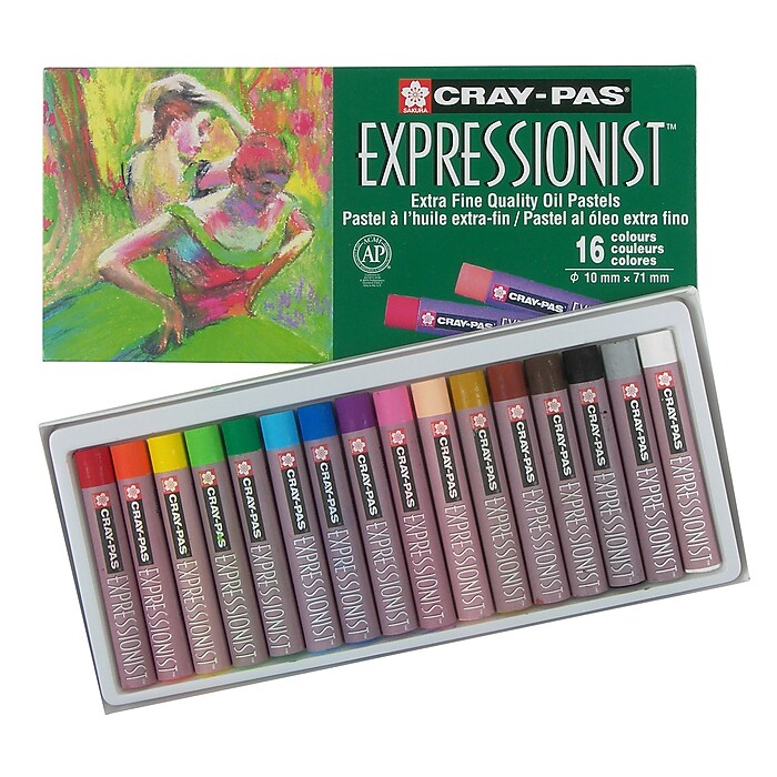 Sakura Cray-Pas Expressionist Oil Pastels, Assorted Colors