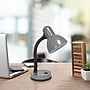 Creekwood Home Essentix Flexible Gooseneck LED Desk Lamp, 14.25", Gray Glossy (CWD-1000-GY)~#|#~EA0F8665-1298-4E68-834E81FDD91FCB82_sc7