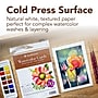 Strathmore 400 Series Watercolor Cards & Envelopes, 6.875" x 5", White, 6/Pack, 3 Packs/Bundle (STTP205150-3)~#|#~EA1DDD95-E83E-49D8-B1B10CA6CA8F50AA_sc7